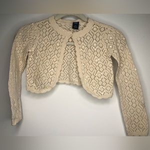 GAP kids Lacey cream sweater